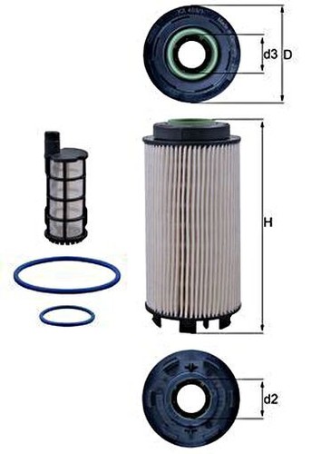 Fuel filter mahle fits amc - filter, amx