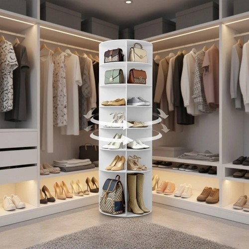 Tier rotating shoe rack - 7,