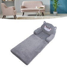 Foldable Gray Cartoon Dog Kids Sofa Chair For Reading
