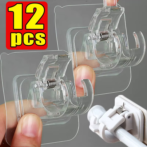 Self adhesive curtain rod - self,
