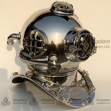 Scuba Chrome Diving Helmet US