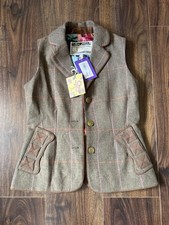 Joules Tweed Waistcoat Gilet