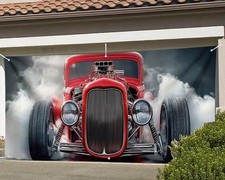 Vintage Hot Rod Classic Garage