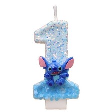 Stitch Birthday Candle Disney