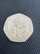 Rare 50p COIN 2006 Wounded Soldier Victoria Cross FIFTY PENCE COIN 50p RARE