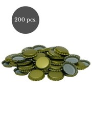 200 gold crown cap - gold,