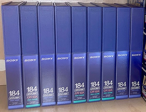Sony pdv 184 - dvcam, tapes