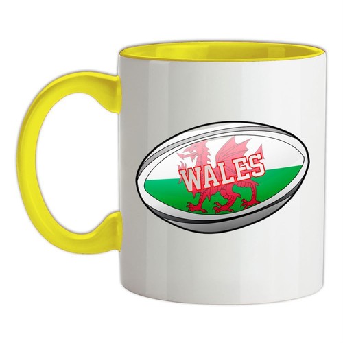 Welsh flag rugby ball - flag,