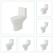 Bathroom Toilet Pan Soft Close Seat Cistern Ceramic Unit Modern White Ceramic WC