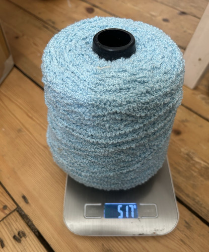 Light blue boucle - light,