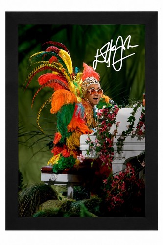 Elton john signed autograph - elton,