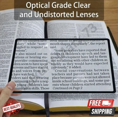 Book magnifier for reading - book,