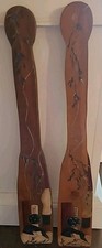 Canoe Wooden Hand Painted