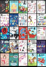 BIRTHDAY CARD AGE 1 TO 18 ~