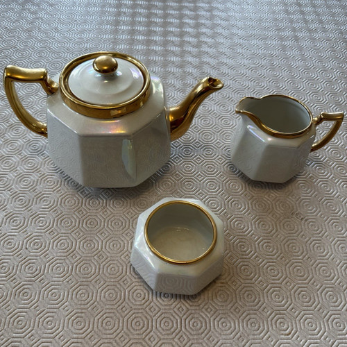 Burslem tea set wood - burslem,