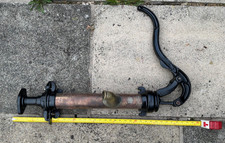 Vintage French Cast Iron Brass