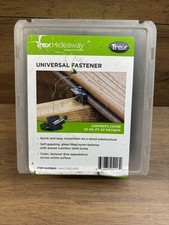 78 GENUINE TREX UNIVERSAL HIDEAWAY FASTENERS FOR GROOVED DECK + Drill Bit s18