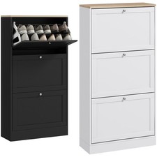 HOMCOM Modern Shoe Cabinet