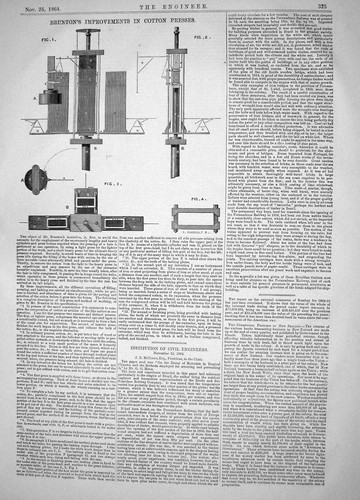 Old print engineering - old, 1864