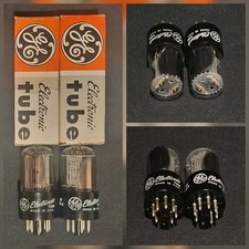 GE 6SN7 GTB 1957 TUBE WHITE