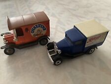Kellogs & Ovaltine toy vans joblot x2. Matchbox, Days Gone.