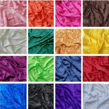 Crushed Velour Velvet Fabric Stretch Material 150cm Width Costume Cosplay Dress