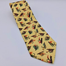 Fly Fishing Necktie Silk