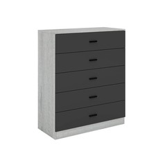 5 Drawer Wooden Bedroom Chest