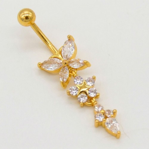 Belly bars butterfly piercing - butterfly,