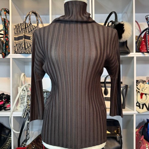 Pleats please brown - pleats,