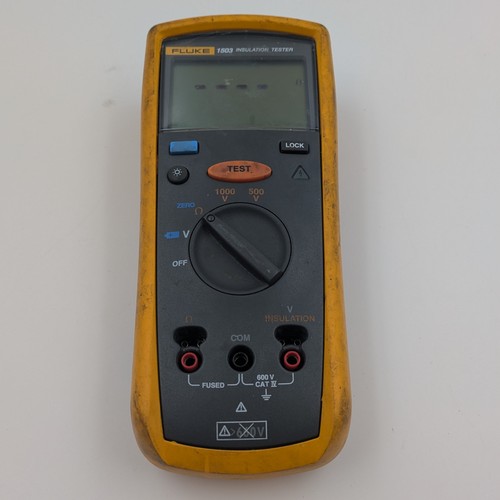 Fluke 1503 insulation tester - fluke,