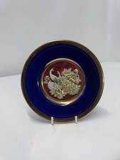 Vintage The Art of Chokin Japan Metal Engraving Gold Silver Samurai Design Plate