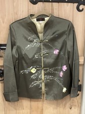 Chinese mandarin collar satin - chinese,