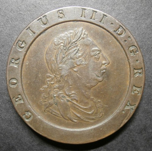 Twopence 1797 george - twopence,