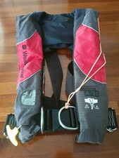 West Marine Offshore Automatic A-33 Adult Life Jacket, 30-65in Chest, VGC #1
