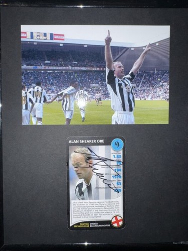 Signed framed alan shearer - alan,