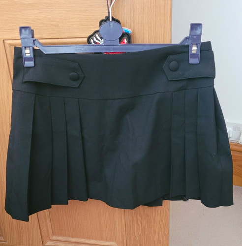 Zara black pleated mini - zara,