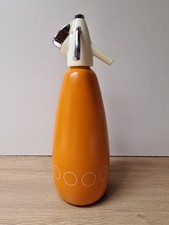 Vintage BOC Soda Syphon Orange