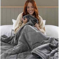 New weighted velour throw - weighted,