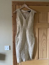 Stunning Gold Bodycon Lipsy Dress