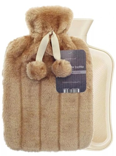 Hot water bottle with - hot, cover