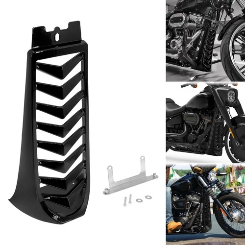 Motorcycle black chin - chin, fairing