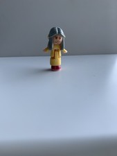 Vintage Rare Polly Pocket 1991 Pink Glitter Clock Figure