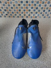 Nike Phantom VSN Ghost Lace FG Firm Ground Sock Boots Size 5.5 blue