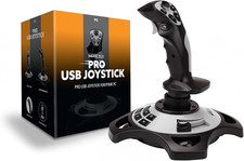 USB Flight Simulator Joystick Twist Rudder Throttle Controller PC Maxx Tech