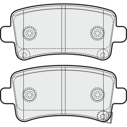 Brake pads set - brake,