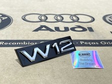 Audi A8 S8 Front W12 Grill Badge Logo Emblem Genuine New OEM Part