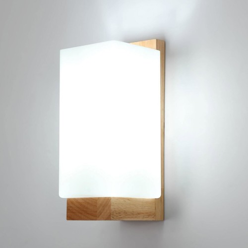 Glass rectangular wood wall - rectangular,