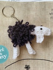 Sheep keyring Knitting Pattern