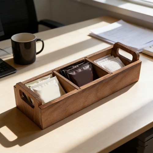 Tea bag organizer wooden - organizer,